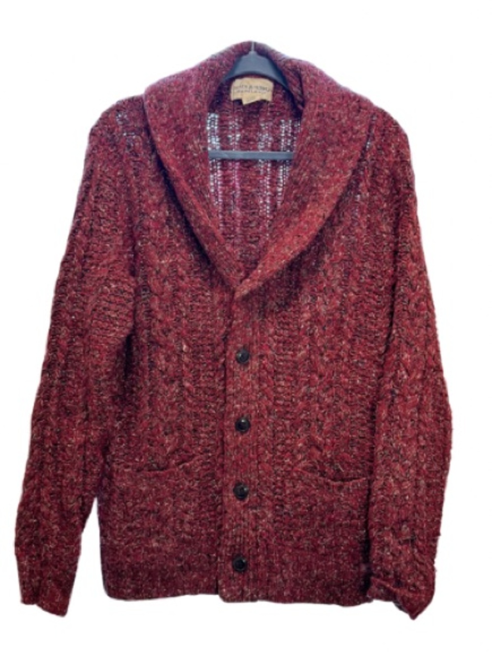 Ralph Lauren Denim & Supply Marled Dark Orange Sweater Medium Classic Preppy